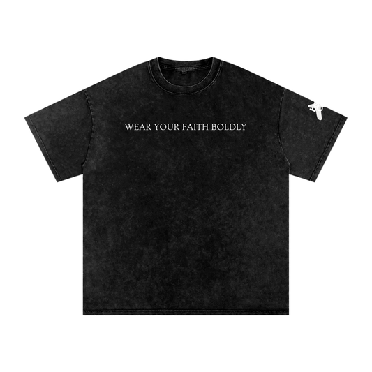 Basic Wear Your Faith Boldly with Crown of Thorns over Cross