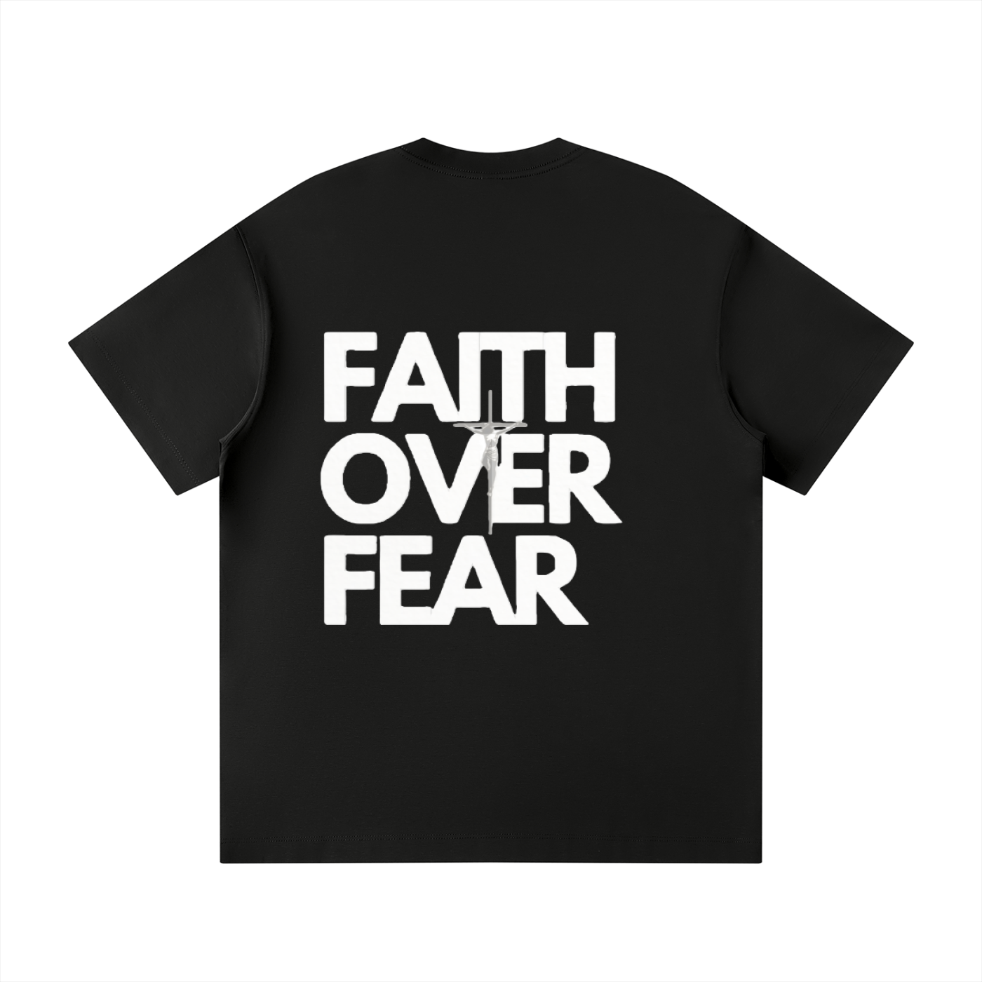 FAITH OVER FEAR BASIC T SHIRT
